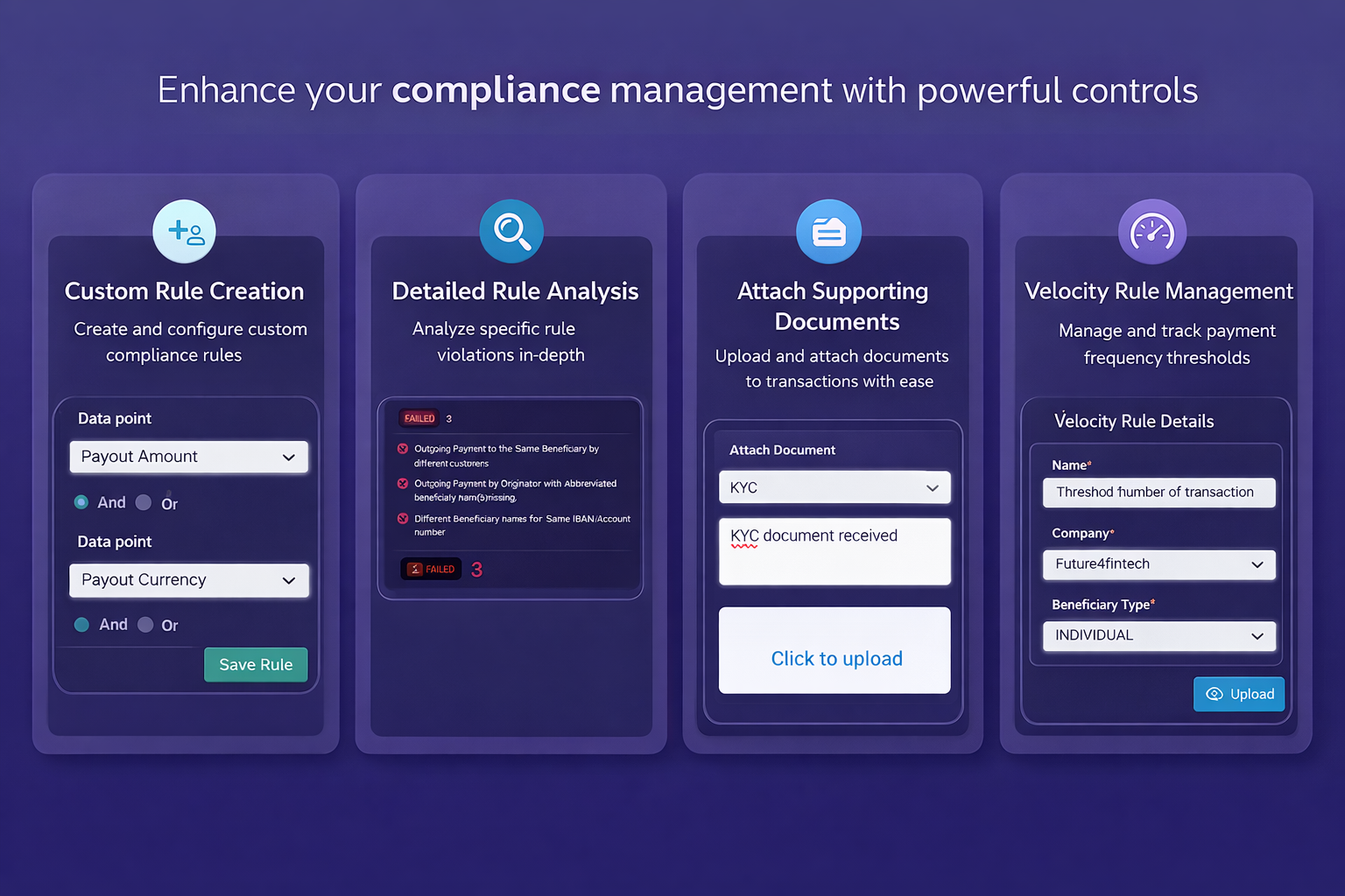 Rule Configuration & Document Management